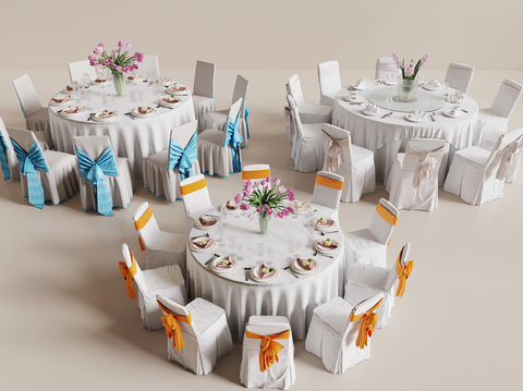 Modern Banquet Table Wedding Table