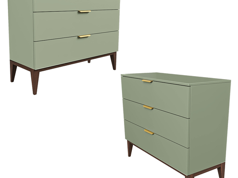 Mister Three-drawer Cabinet Side Cabinet