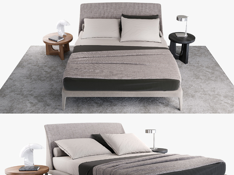 Poliform Kelly Italian Double Bed