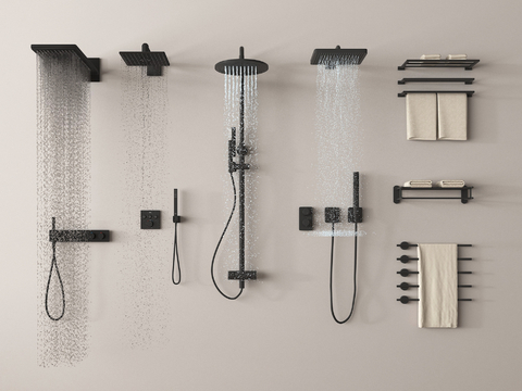 Towel Rack Shower Head