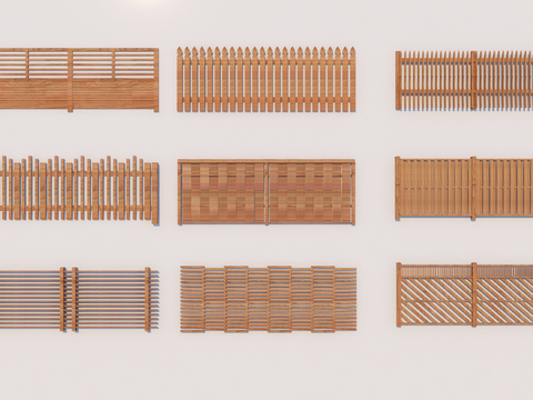 Modern Wooden Fence Wooden Art Balustrade Wooden Fence Fence