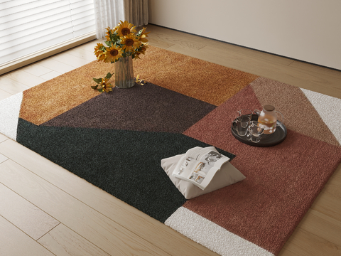 Modern Carpet Square Blanket