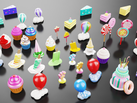 Modern Cake Toy Ice Cream Toy