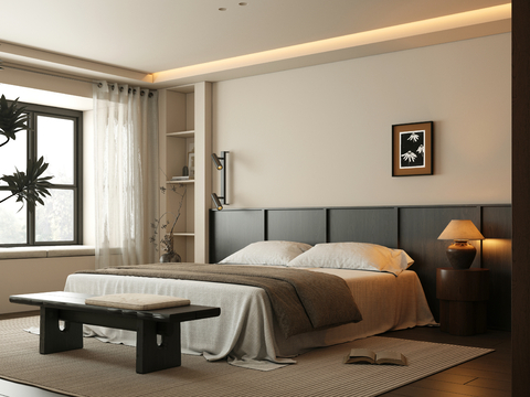 Middle Style Master Bedroom