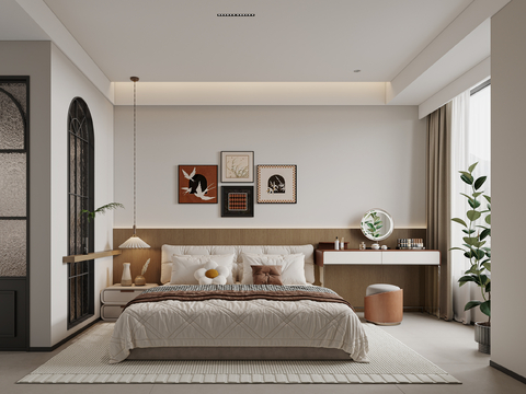 Middle Style Master Bedroom