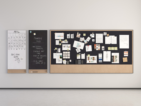 Blackboard Whiteboard Stickboard