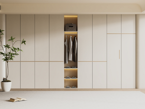 Cream style wardrobe wardrobe