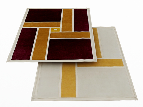 Abstract carpet square carpet