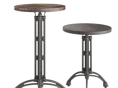 Industrial Style Bar Chair Bar Stool