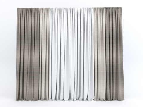 Plain Curtain Screen Curtain