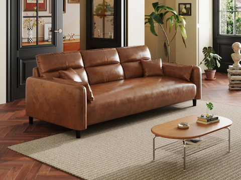 Couch leather sofa