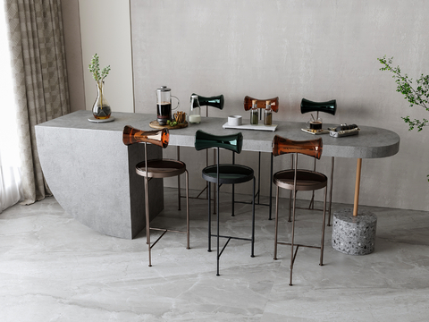 Modern Dining Table and Chair Marble Dining Table