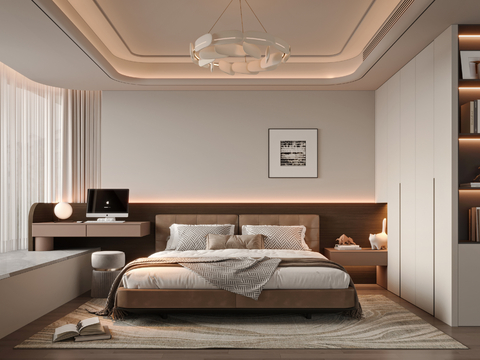 Middle Style Master Bedroom