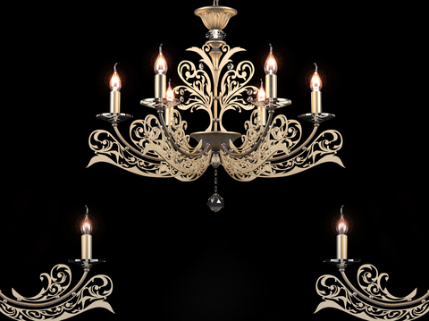 European-style chandelier candlestick chandelier