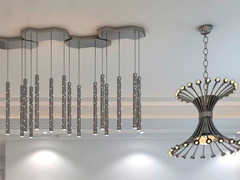 Modern creative chandelier living room chandelier