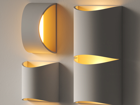 Modern plaster lamp wall lamp