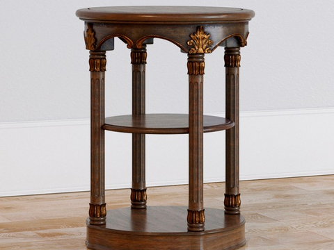 European-style solid wood side several corners several round several