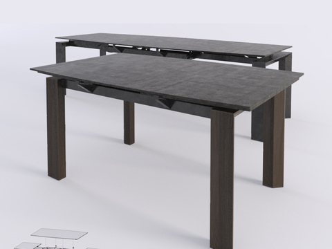 Minimal table telescopic table