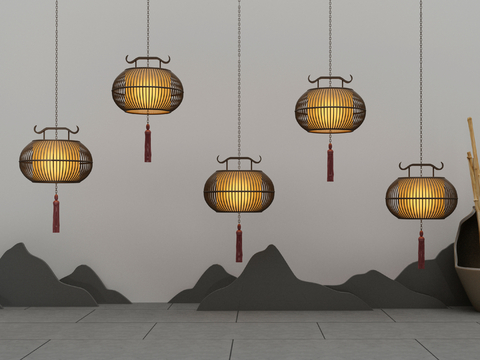 New Chinese Chandelier Lantern