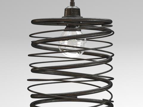 Industrial wind iron chandelier