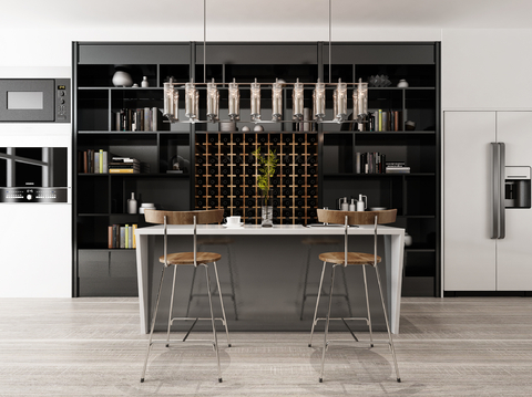 Modern Bar Bar Chair Bar Cabinet