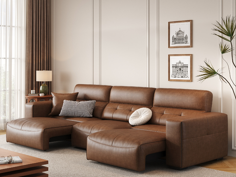 Middle style Couch functional sofa