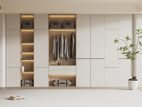 Cream style wardrobe