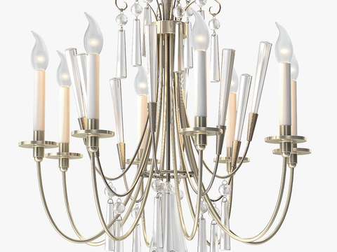 European-style candlestick chandelier