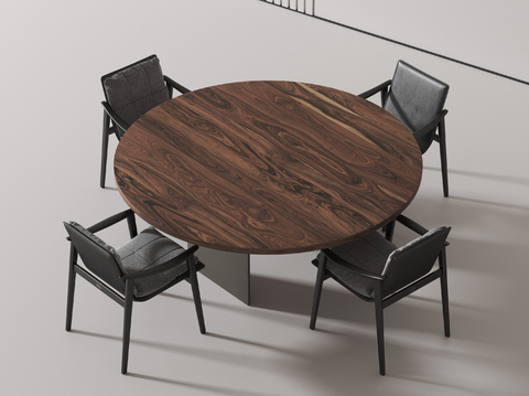 Modern Dining Table and Chair Round Table