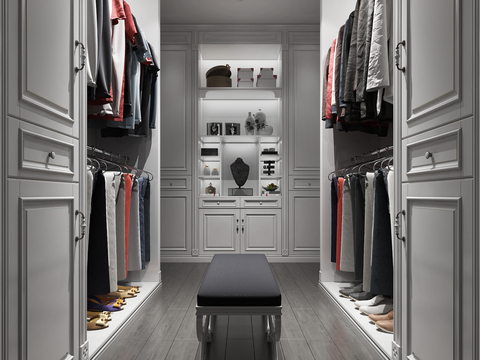 European-style cloakroom