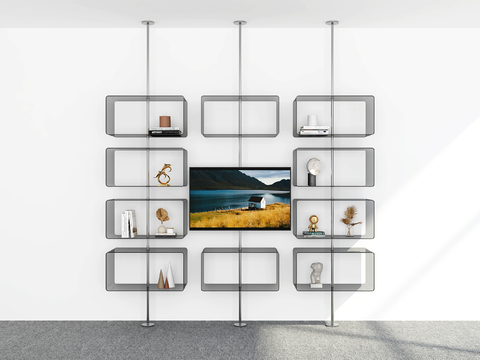 Modern Bookshelf Display Cabinet