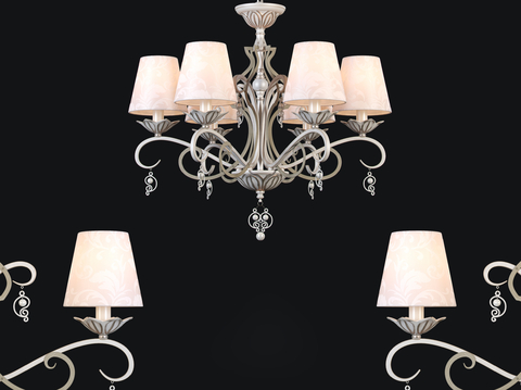 European-style chandelier multi-head chandelier