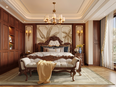 American Master Bedroom