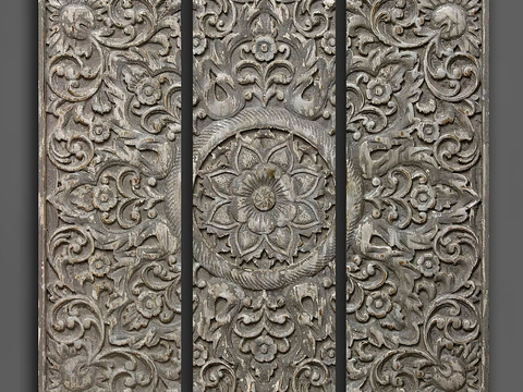 Southeast Asia Carved Wall Decoration