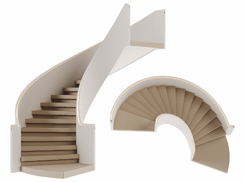 modern revolving staircase