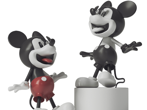 Mickey Mouse Tide Sculpture Doll Cartoon Ornaments