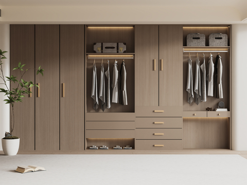 Log style wardrobe