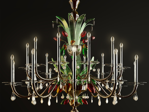 European-style chandelier candlestick chandelier indoor chandelier