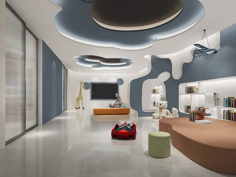 Modern Children's Entertainment Room