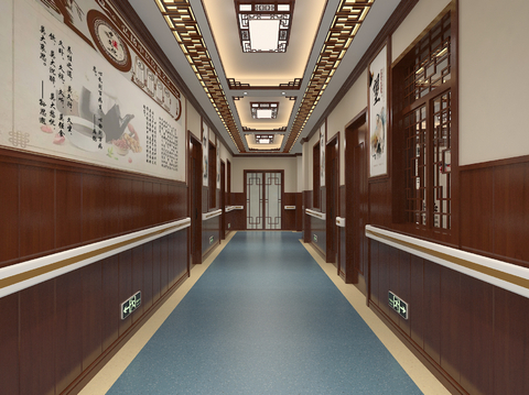 Hospital of Traditional Chinese Medicine Corridor