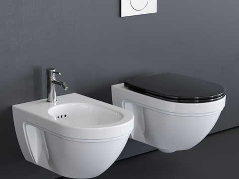 Wall-mounted toilet intelligent toilet