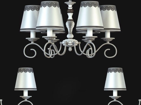 European-style chandelier multi-head chandelier