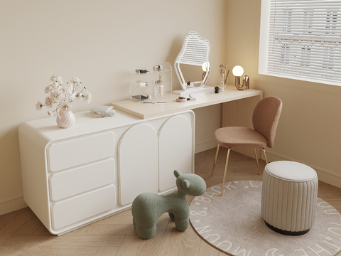 Cream Style dresser