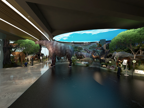 Dinosaur Exhibition Hall Dinosaur Theme Park