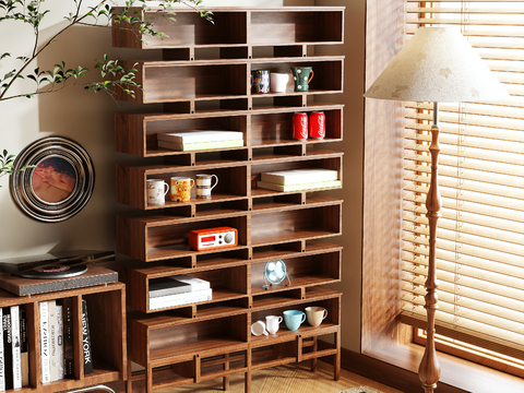 Log Style bookcase bookshelf