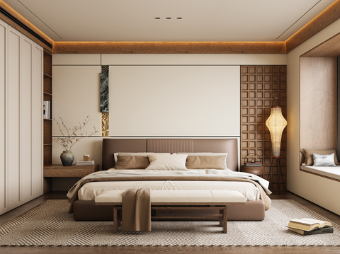 Middle Style Master Bedroom