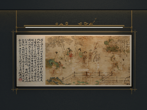 New Chinese Calligraphy, Calligraphy and Painting Hanging Paintings