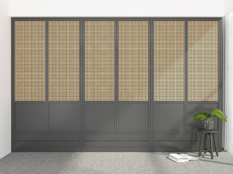 Sili Rattan Wardrobe