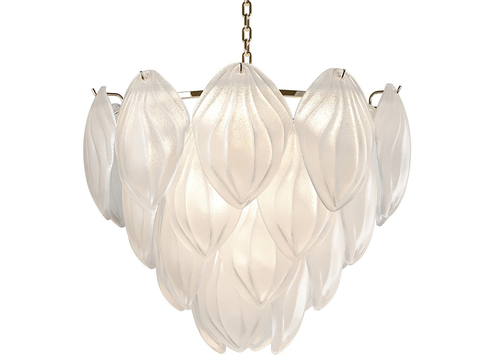 French Chandelier Glass Chandelier Petal Chandelier