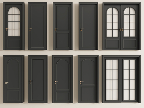 French Style Door Flat Door Kitchen and Bathroom Door